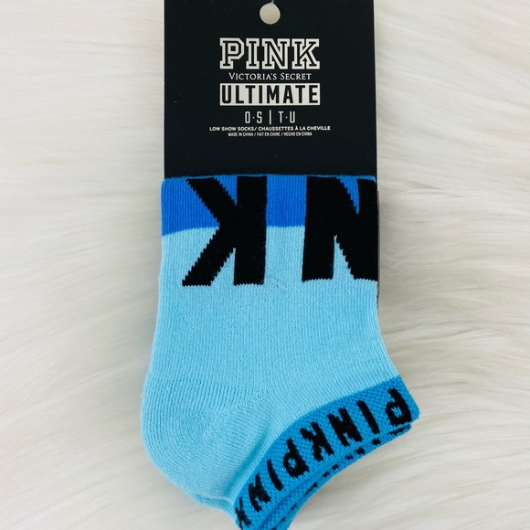 VS PINK Low Show Ankle Socks 4 pairs OS - Picture 2 of 8
